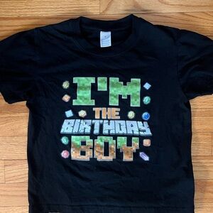 Minecraft 'I'm the Birthday Boy' Kids T-Shirt
